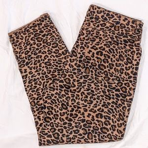 Animal Print Jeans